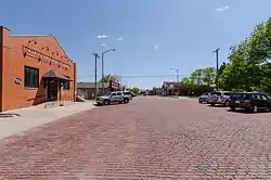 Downtown looking south on McKenna Avenue, May 2017