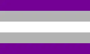 Graysexual pride flag