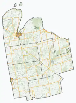 Hanover is located in Grey County