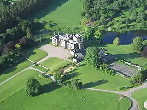 Image 67Greystoke Castle. Held by the Greystoke family, then by the Dacres and inherited by the Howard family during Elizabeth I's reign. Photo:Simon Ledingham (from History of Cumbria)