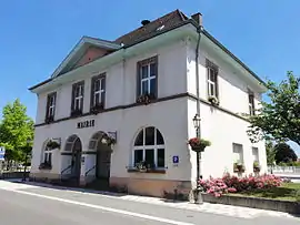 The town hall in Gries