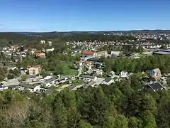 Krossen and Suldalen seen from Tinnheia