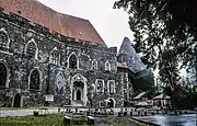 Castle courtyard