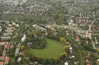 An 11th-century hill fort: Bielsko-Biała, Poland