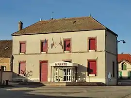 The town hall in Gron