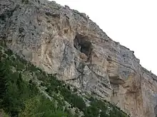 Gate of the "Grotta del Cavallone"