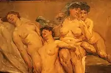 Group of Friends by Lovis Corinth (1904), oil on canvas, Albertinum, Dresden