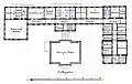 Ground plan: Upper floor after reconstruction and extension 1909/10