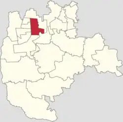 Location within Daxing District