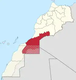 Location in Morocco