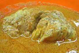 Gulai otak, Indonesian cattle's brain curry