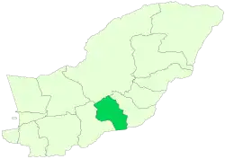 Location of Ramian County in Golestan province