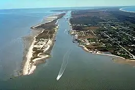 Gulf Intracoastal Waterway at Galveston Bay