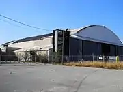 Hangar's northeast elevation, 2011