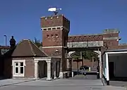 Lodge and guardhouse inside the Main Gate