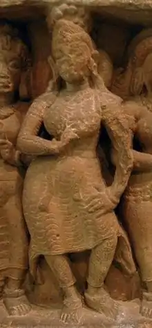 Ancient form of Churidar worn during the Gupta period; circa 300 AD; National Museum (New Delhi)