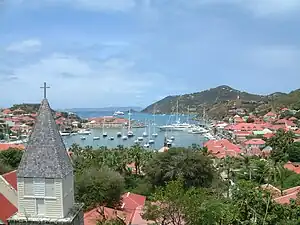 View over Gustavia