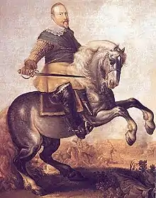 Image 16Gustavus Adolphus, victor at the Battle of Breitenfeld, 1631 (from History of Sweden)