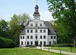 Castle Kletkamp, front facade, from 1612 until today owned by Brockdorff family