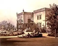 19th-century view of the Śródka Palace