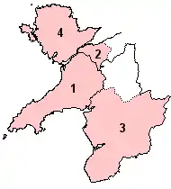 Parliamentary constituencies in Gwynedd pre-2010