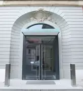 Main door of Gymnasium Carolinum