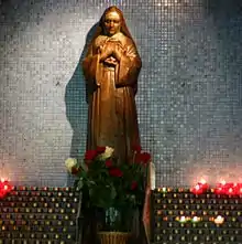 Statue of St. Rita in the chapel