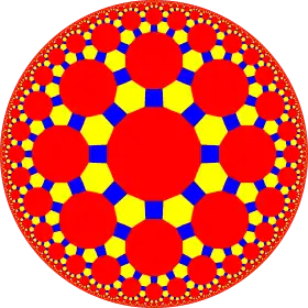 Truncated trioctagonal tiling