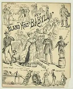 Bland Holt's New Babylon (handbill)