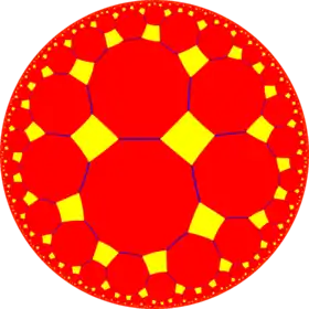 Truncated order-4 hexagonal tiling