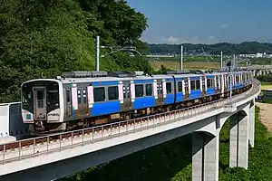 An HB-E210 series hybrid DMU