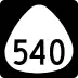 Hawaii Route 540 marker