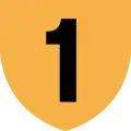 Route 1 shield}}