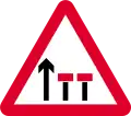 Left lane only ahead