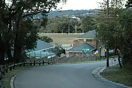 The Middle Head Road approach to HMAS Penguin.