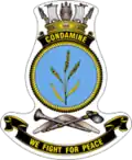 HMAS Condamine's badge