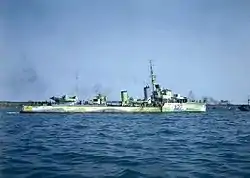 HMCS Restigouche in the Western Approaches scheme