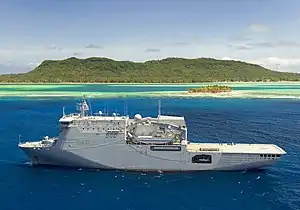 HMNZS Canterbury on Pacific Partnership