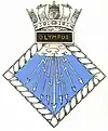 Official badge of HMS Olympus