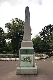 HMS Victoria memorial, Grade II listed