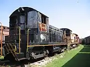 Electro-motive Division SW-1 switcher locomotive.