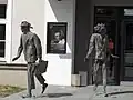 Statues in front of the Rakvere Theatre