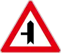 A04-1Non-priority road ahead