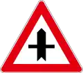 A04Intersection with non-priority road