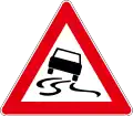 Slippery road