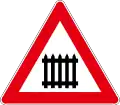 A34Crossing over the rail with a ramp or protection