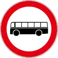 B07Buses not allowed on this road