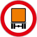 B11Vehicles which are transporting dangerous cargo aren't permitted to enter