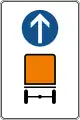 Proceed straight for Vehicles Carrying Dangerous Goods