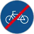 C16Bike lane ends